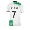 Maillot de Supporter Liverpool Luis Diaz 7 Extérieur 2023-24 Pour Homme